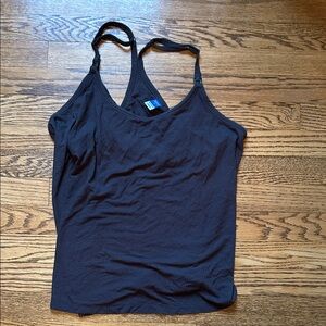 Old Navy Black Ribbed V-Neck Camisole